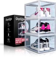 storage organizer plastic stackable sneakers логотип