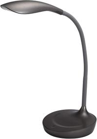 img 4 attached to Bostitch Office KT-VLED1502-GRAY Gooseneck LED Desk 💡 Lamp with USB Charging Port, Dimmable in Stylish Gray