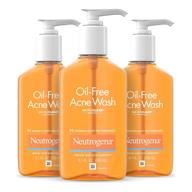 🧼 neutrogena oil-free acne fighting facial cleanser: salicylic acid treatment for acne-prone skin (3 pk) logo