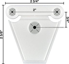 img 2 attached to NeverBreak Parts - Igloo Cooler Replacement Hinge & Latch Set - Large Size (3 Hinges, 2 Latches with Posts and Screws)