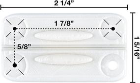 img 3 attached to NeverBreak Parts - Igloo Cooler Replacement Hinge & Latch Set - Large Size (3 Hinges, 2 Latches with Posts and Screws)