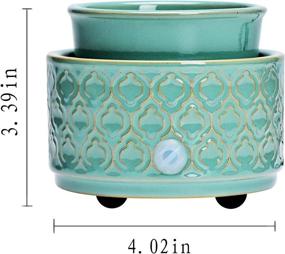 img 2 attached to ASAWASA Ceramic Electric Wax Melt Warmer: Enjoy Aromatherapy and Fragrance in Your Home or Office!