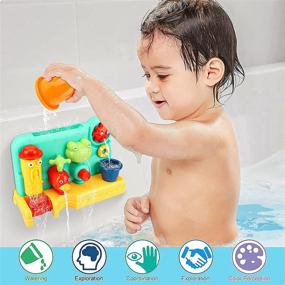 img 1 attached to 🛁 Игрушки для ванны Blasland Baby: Интерактивные игрушки для веселой водной игры - идеальный подарок для детей от 1 до 3 лет!