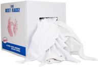 🧺 arkwright llc 5 lbs. white knit cleaning rags - bulk towels for multi-purpose cleaning solutions, shop floor, garage, restaurant cleaning, and home washcloths for bars logo