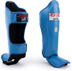 img 2 attached to 🥊 YOKKAO Matrix Muay Thai Kickboxing MMA Shin Guards with Knee Guards: Premium Protection for Warriors