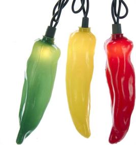 img 1 attached to 🌶️ Kurt Adler 10-Light 4-Inch Multi Chili Pepper String Lights