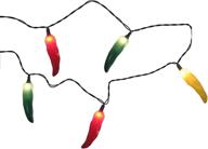 🌶️ kurt adler 10-light 4-inch multi chili pepper string lights логотип