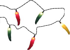 img 2 attached to 🌶️ Kurt Adler 10-Light 4-Inch Multi Chili Pepper String Lights