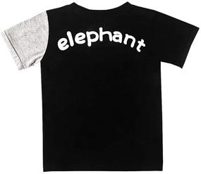 img 3 attached to 🐘 EULLA Little Crewneck T Shirt Elephant Boy's Clothing