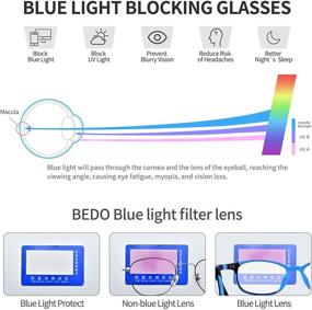 img 2 attached to Rectangle Silicone Flexible Glasses for Enhanced Eye Protection