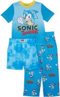 optimized: komar kids sonic three-piece short sleeve set for boys (little kids/big kids) logo