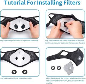 img 1 attached to Replaceable Activated NESENNI Respirator Activities