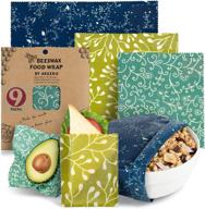 🐝 beeswax reusable food wraps - eco-friendly, biodegradable, organic, plastic-free logo