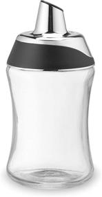 img 4 attached to 🍶 J&M Design 7.5oz Glass Sugar Dispenser & Shaker with Pouring Spout and Lid - Ideal for Coffee, Cereal, Tea & Baking - Easy Spoon Measuring Pour, Dishwasher Safe