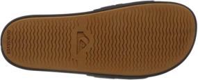 img 1 attached to 👟 Quiksilver Men's Black Slide Sandal: Sleek and Comfortable Athletic Shoes for Men