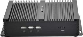 img 3 attached to 💻 Kingdel Fanless Industrial Computer: Intel i7 8th Gen. CPU, 16GB RAM 512GB SSD, Windows 10 Pro - High-Performance, Reliable & Efficient