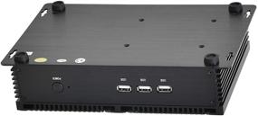img 1 attached to 💻 Kingdel Fanless Industrial Computer: Intel i7 8th Gen. CPU, 16GB RAM 512GB SSD, Windows 10 Pro - High-Performance, Reliable & Efficient