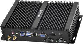 img 2 attached to 💻 Kingdel Fanless Industrial Computer: Intel i7 8th Gen. CPU, 16GB RAM 512GB SSD, Windows 10 Pro - High-Performance, Reliable & Efficient