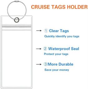 img 1 attached to 🚢 Colorful Cruise Ship Luggage Holders