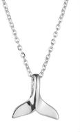 🐬 joyid 316 stainless steel fish tail necklace with whale dolphin pendant for women and girls - available in 3 color options logo