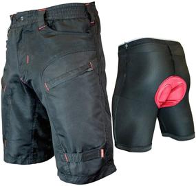 img 4 attached to 🚲 Urban Cycling Apparel: The Single Tracker-Mountain Bike Cargo Shorts with G-Tex Padded Undershorts - Ultimate Gear for Urban Cyclists