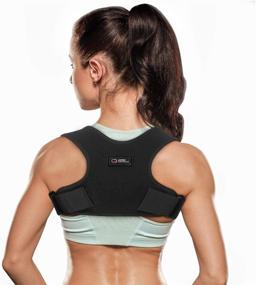 img 3 attached to 👍 Copper Compression Posture Corrector: The Ultimate Back Brace for Men and Women - Achieve Perfect Posture with Supreme Copper Support and Adjustable Straightening for Shoulders and Upper Back