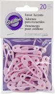 🧷 charming wilton pink mini safety pins for elegant favor accents logo