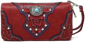 img 2 attached to 👜 Conchos Shoulder Women's Handbags & Wallets with Western Cowgirl Style in Totes