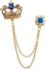 img 4 attached to 👑 Add a regal touch with KINGPiiN Golden Hanging Brooch Accessories