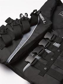 img 1 attached to O'Neill Superlite USCG Life Vest for Men - X-Large, Black/Black/Smoke/White