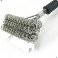 humos grill brush and scraper for enhanced grill cleaning - bristle free, stainless steel, ideal for gas/charcoal grills, smokers, and kamados logo