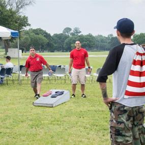 img 3 attached to Cornhole Durable Portable Storage Tossing