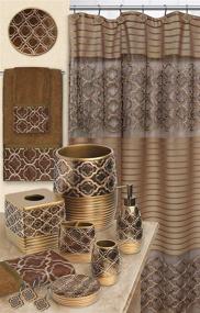 img 1 attached to Spindle Collection Gold Bathroom Waste Basket - A Popular choice