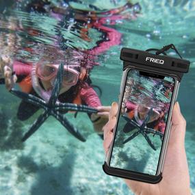 img 3 attached to 📱 FRiEQ Waterproof Phone Case Dry Bag Pouch for iPhone 11 Pro Max Xs Max XR XS X 8 7 6S Plus, Samsung Galaxy S10 S10e S9 S8 +/Note 9 8, Pixel 3 2 XL, HTC, LG, Sony, Moto – Fits up to 7" Screen