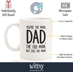 img 3 attached to 🎁 Dad, The Man / The Old Man Funny Coffee Mug - Best Christmas Gifts for Dad, Men - Unique Xmas Gag Dad Gifts from Daughter, Son, Wife, Kids - Cool Birthday Present Idea for Guys, Him - Fun Novelty Cup: Shop Now!