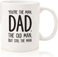 🎁 dad, the man / the old man funny coffee mug - best christmas gifts for dad, men - unique xmas gag dad gifts from daughter, son, wife, kids - cool birthday present idea for guys, him - fun novelty cup: shop now! logo