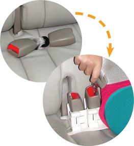 img 2 attached to Optimized Gray Seat Belt Buckle Holder - MyBuckleMate ~ Enhances Buckling Ease for Toddlers to Adults
