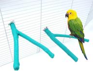 alfie pet - akira sand y-rack set, 2-piece, perfect for birds - enhance your bird's habitat! logo