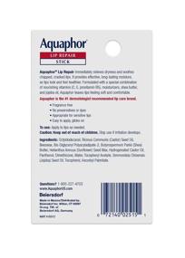 img 3 attached to Aquaphor Lip Repair Stick - Ultimate Relief for Dry, Chapped Lips - Set of Two (2)