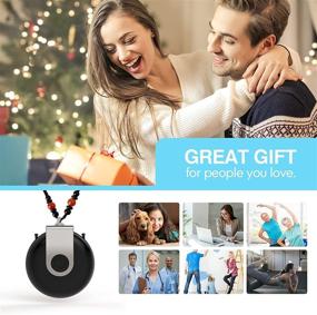 img 1 attached to 🌬️ Personal Wearable Air Purifier Necklace - Compact Air Necklace, Effective Smoke, Smell, and Dust Relief, Ideal for Adults, Children, and Holiday Presents