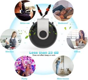 img 3 attached to 🌬️ Personal Wearable Air Purifier Necklace - Compact Air Necklace, Effective Smoke, Smell, and Dust Relief, Ideal for Adults, Children, and Holiday Presents