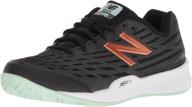 new balance womens tennis orange women's shoes logo