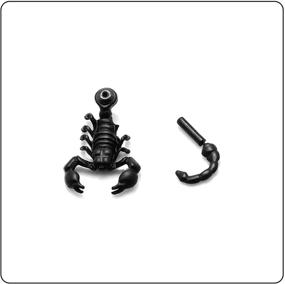 img 1 attached to 🦂 Punk Alloy Animal Scorpion Stud Earrings by Fusamk