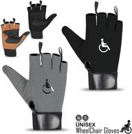 🧤 rebo fingerless leather men's accessories for wheelchair mobility logo