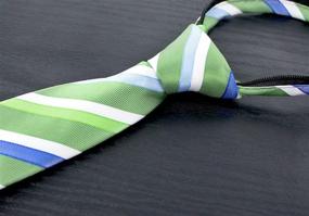 img 3 attached to Spring Notion Striped Woven Zipper Boys' Necktie Accessories: Stylish and Convenient!