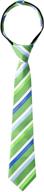 spring notion striped woven zipper boys' necktie accessories: stylish and convenient! logo