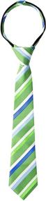 img 4 attached to Spring Notion Striped Woven Zipper Boys' Necktie Accessories: Stylish and Convenient!