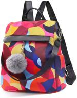 🎒 waterproof rucksack handbag for women - anti-theft travel bag with backpack purse design logo