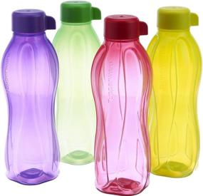 img 1 attached to 🌱 Tupperware Eco Sports 1 Litre Aqua Safe Water Bottle (Set of 4) 32 Oz - Stay Hydrated and Environmentally Friendly with Tupperware!