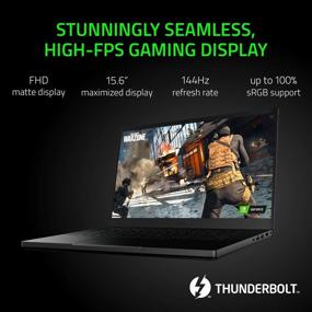 img 1 attached to 💻 Razer Blade 15 Базовый игровой ноутбук 2020 года: Intel Core i7-10750H, RTX 2060, 15.6'' FHD 144Гц, 16 ГБ RAM, 512 ГБ SSD, RGB, Thunderbolt 3